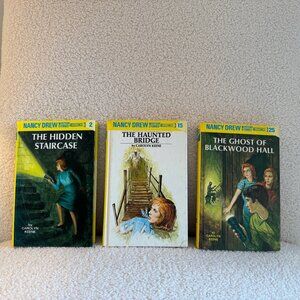 Nancy Drew Mystery Stories Collection: Books 2, 15, & 25 Hardcover Set